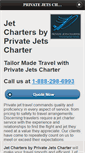 Mobile Screenshot of privatejetscharter.com